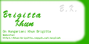 brigitta khun business card